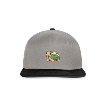 Turtle Schildkröte - Snapback Cap - Graphit/Schwarz - Vorne
