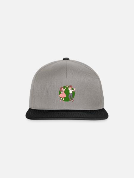 Tanzpaar Tanzen - Snapback Cap - Graphit/Schwarz