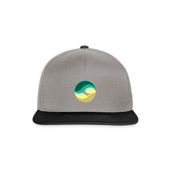 Parachutisme Parachutisme adrénaline - Casquette snapback - gris graphite/noir - Devant