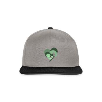 Flug Airline - Snapback Cap - Graphit/Schwarz - Vorne