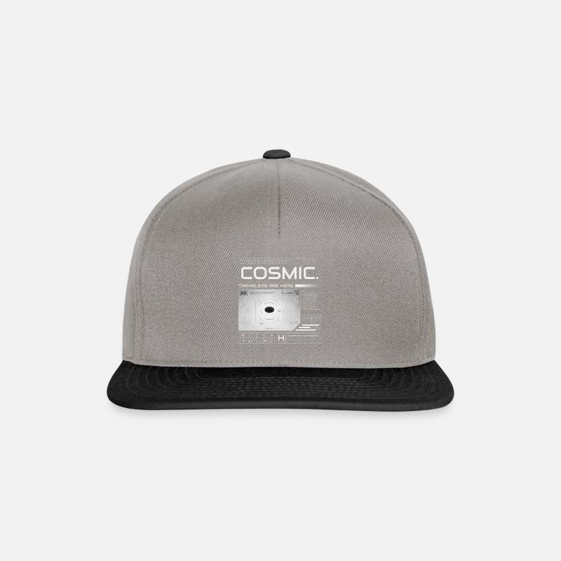 Kosmische Reisende sind hier - Snapback Cap - Graphit/Schwarz