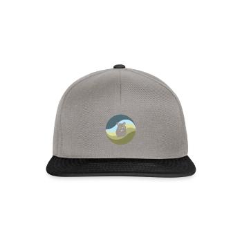 Guinea Rodent Guinea Pig - Snapback Cap - graphite/black - Front