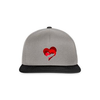 Kajak Rafting Wildwasser - Snapback Cap - Graphit/Schwarz - Vorne
