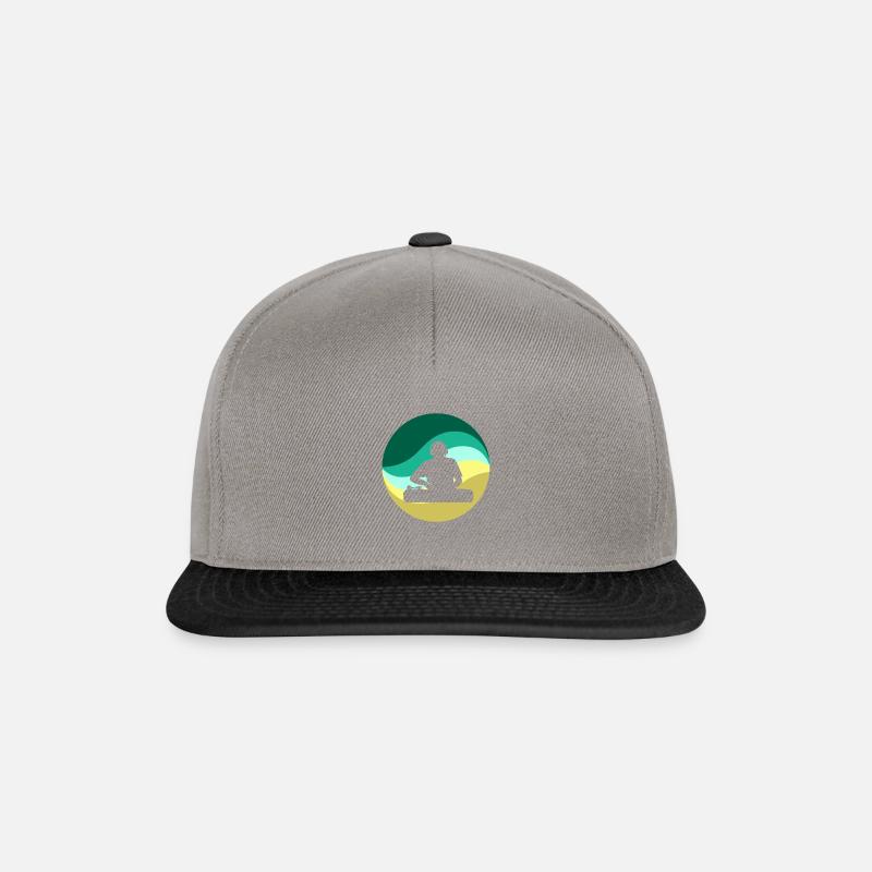 DJ Techno - Snapback Cap - Graphit/Schwarz