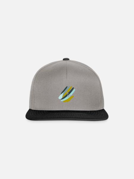 Friseur Haarschnitt - Snapback Cap - Graphit/Schwarz