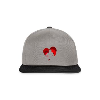 DJ house techno - Casquette snapback - gris graphite/noir - Devant