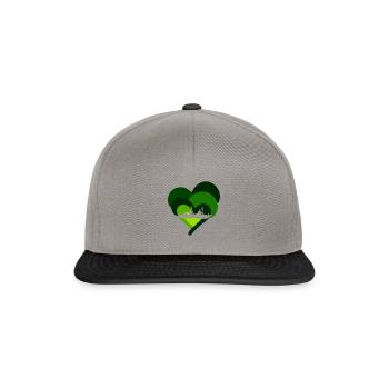 kayak canoe water sports - Snapback Cap - graphite/black - Front