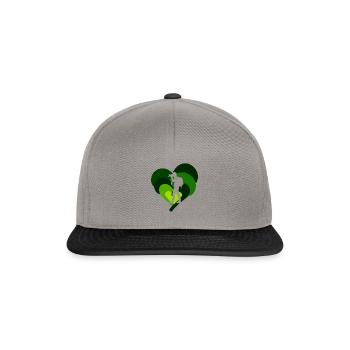 Fotograf Spiegelreflex Digitalkamera - Snapback Cap - Graphit/Schwarz - Vorne