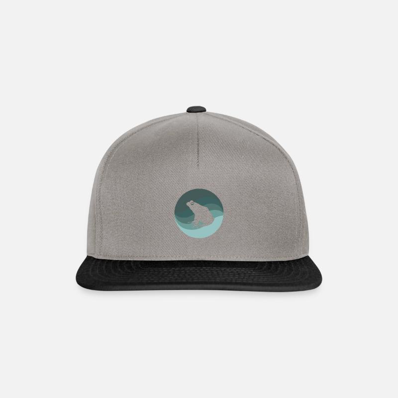Amphibie Laubfrosch - Snapback Cap - Graphit/Schwarz
