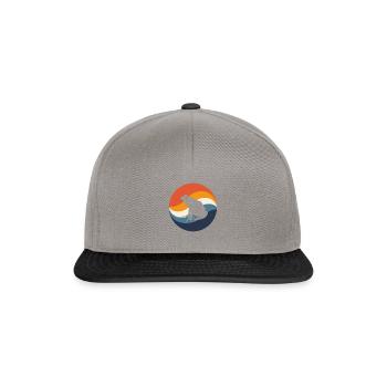 Frosch Teich Quark - Snapback Cap - Graphit/Schwarz - Vorne