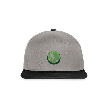 Curlingstock Curling - Snapback Cap - Graphit/Schwarz - Vorne