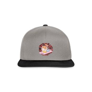 Yoga Pilates Meditieren - Snapback Cap - Graphit/Schwarz - Vorne
