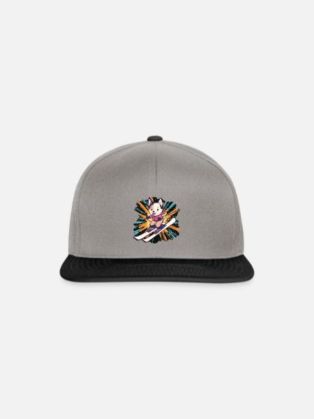 Ski Skilehrer - Snapback Cap - Graphit/Schwarz