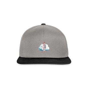 Hiking Hike Mountaineering - Snapback Cap - graphite/black - Front