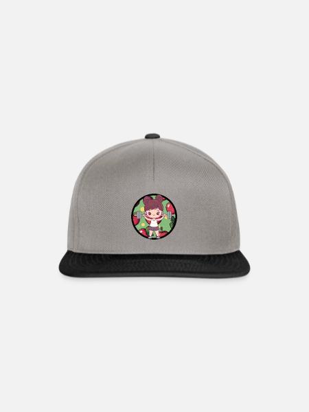 Training Workout Trainiert - Snapback Cap - Graphit/Schwarz