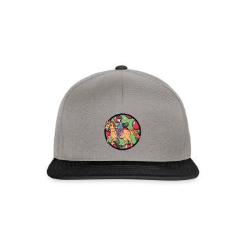 Reiten Dressur Reitersprüche - Snapback Cap - Graphit/Schwarz - Vorne