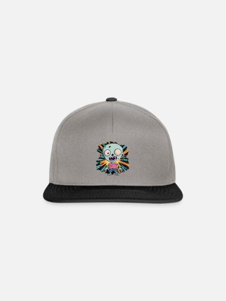 Zombie Grab - Snapback Cap - Graphit/Schwarz