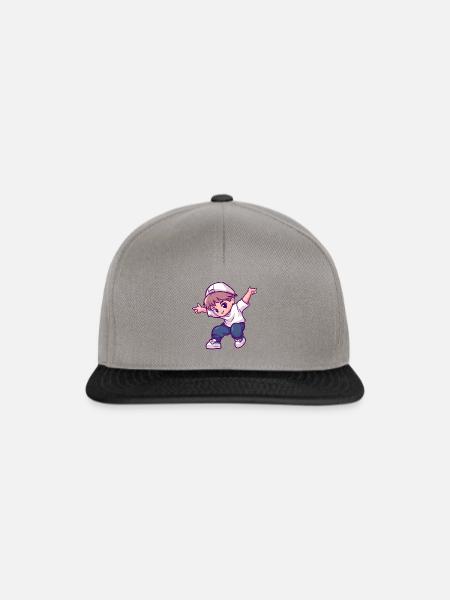 Breakdance Breakdancing Breakdancer - Snapback Cap - Graphit/Schwarz