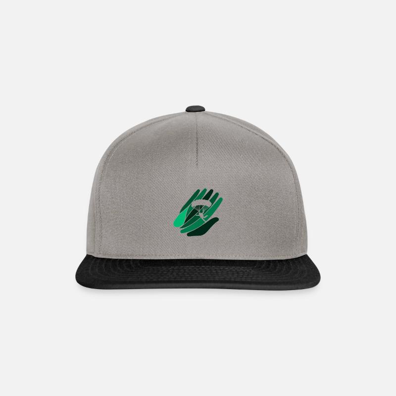 Parachutisme Parachutisme Parachutisme - Casquette snapback - gris graphite/noir