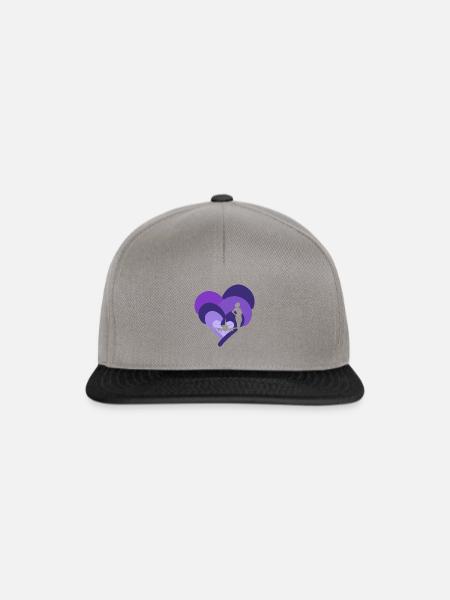 Airline Flug - Snapback Cap - Graphit/Schwarz
