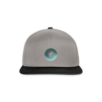 Maus Guinea Meerschweinchen - Snapback Cap - Graphit/Schwarz - Vorne