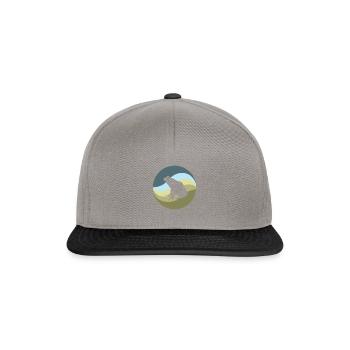 Grenouille Quak Quark - Casquette snapback - gris graphite/noir - Devant