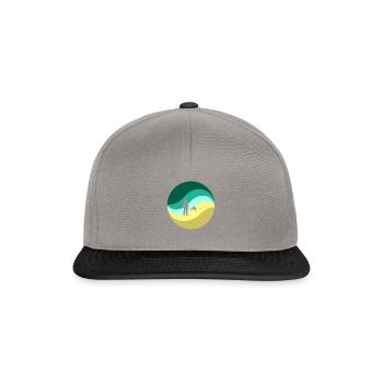 Hôtesse de l’air Compagnie aérienne - Casquette snapback - gris graphite/noir - Devant