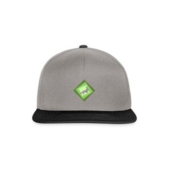 Pêcheur de canne à pêche - Casquette snapback - gris graphite/noir - Devant