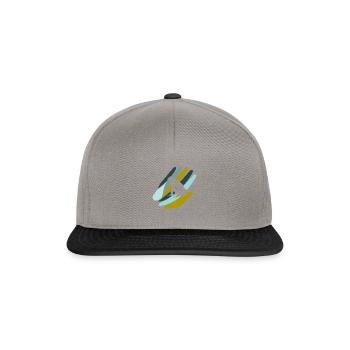 Amphibie Lurch Molch - Snapback Cap - Graphit/Schwarz - Vorne