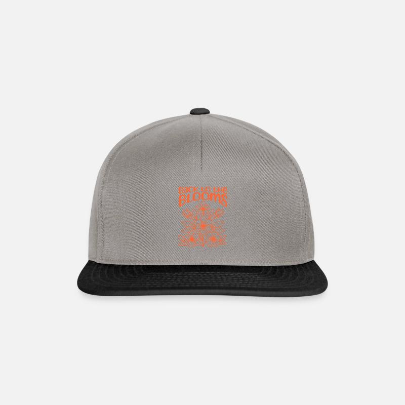 Zurück zu den Blüten - Snapback Cap - Graphit/Schwarz