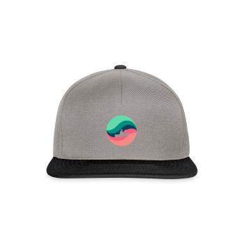 Kayak Sports nautiques Rafting - Casquette snapback - gris graphite/noir - Devant