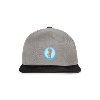 Plombier Plombier - Casquette snapback - gris graphite/noir - Devant