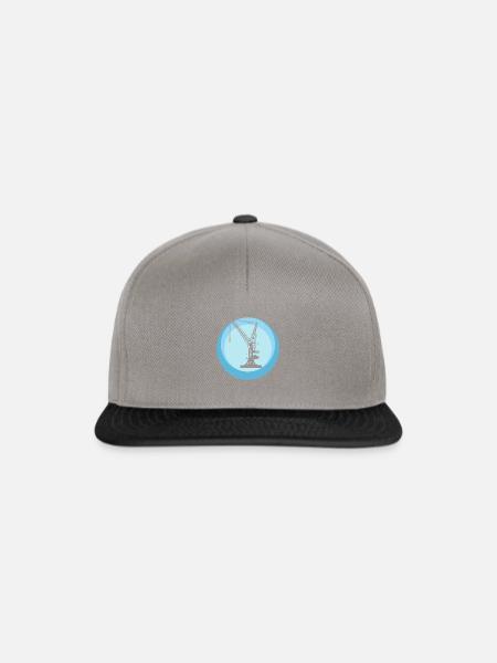 Kran Baustelle - Snapback Cap - Graphit/Schwarz