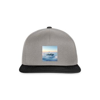 Surreal dreamscape - Snapback Cap - graphite/black - Front