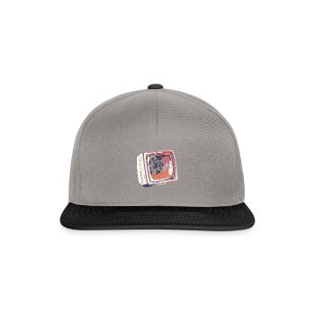 Graffiti Street Art - Snapback Cap - graphite/black - Front