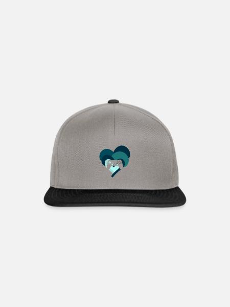 Gaming Spiele - Snapback Cap - Graphit/Schwarz