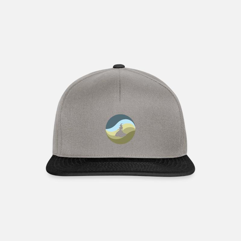 Hexe Hexenkessel Buch - Snapback Cap - Graphit/Schwarz