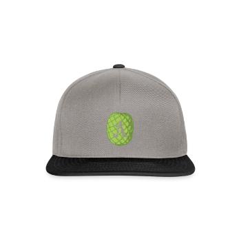 Calligraphy Stationery Ink - Snapback Cap - graphite/black - Front