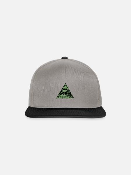 Illuminati - Snapback Cap - Graphit/Schwarz