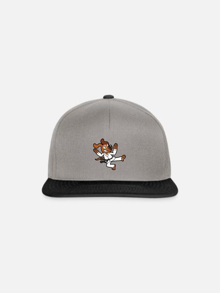 karaté - Casquette snapback - gris graphite/noir