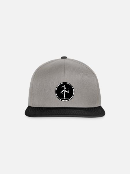 Energie Windrad - Snapback Cap - Graphit/Schwarz