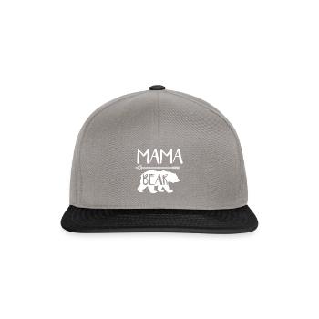 Mama Bear - Snapback Cap - graphite/black - Front