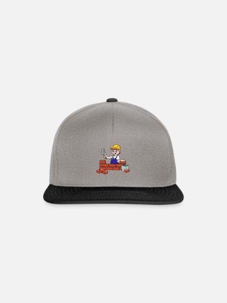 Maurer - Snapback Cap - Graphit/Schwarz
