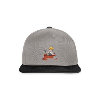 mason - Snapback Cap - graphite/black - Front