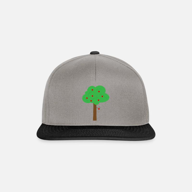 Apfelbaum - Snapback Cap - Graphit/Schwarz