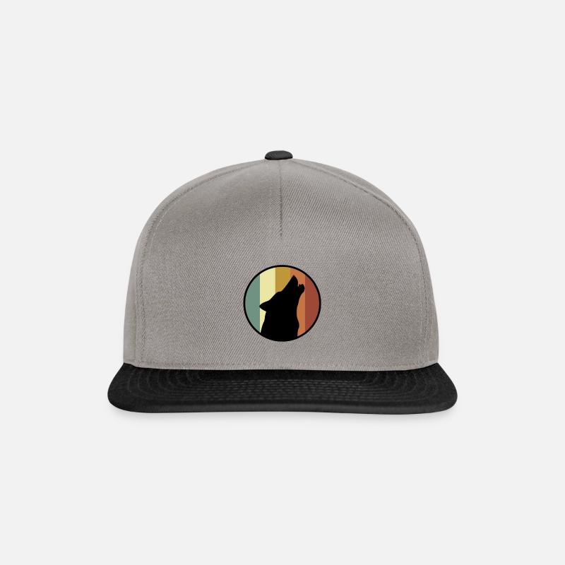 Wolf - Snapback Cap - Graphit/Schwarz