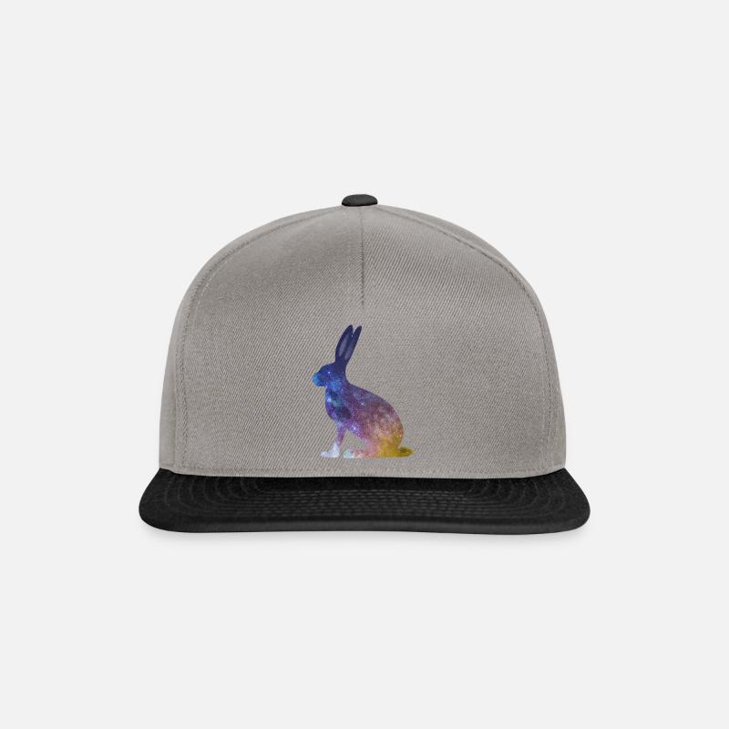 Bunny Starlight - Casquette snapback - gris graphite/noir