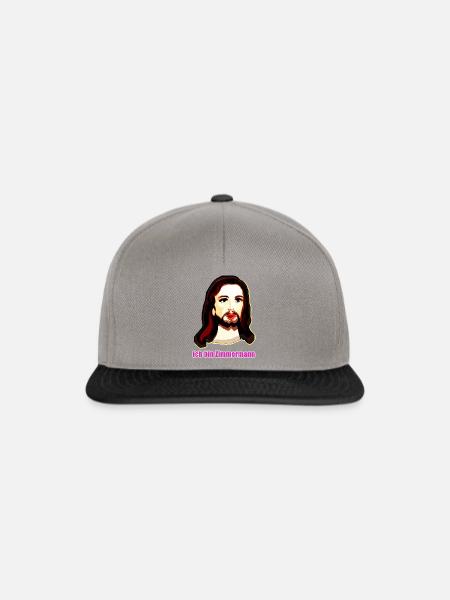 ich bin zimmermann - Snapback Cap - Graphit/Schwarz