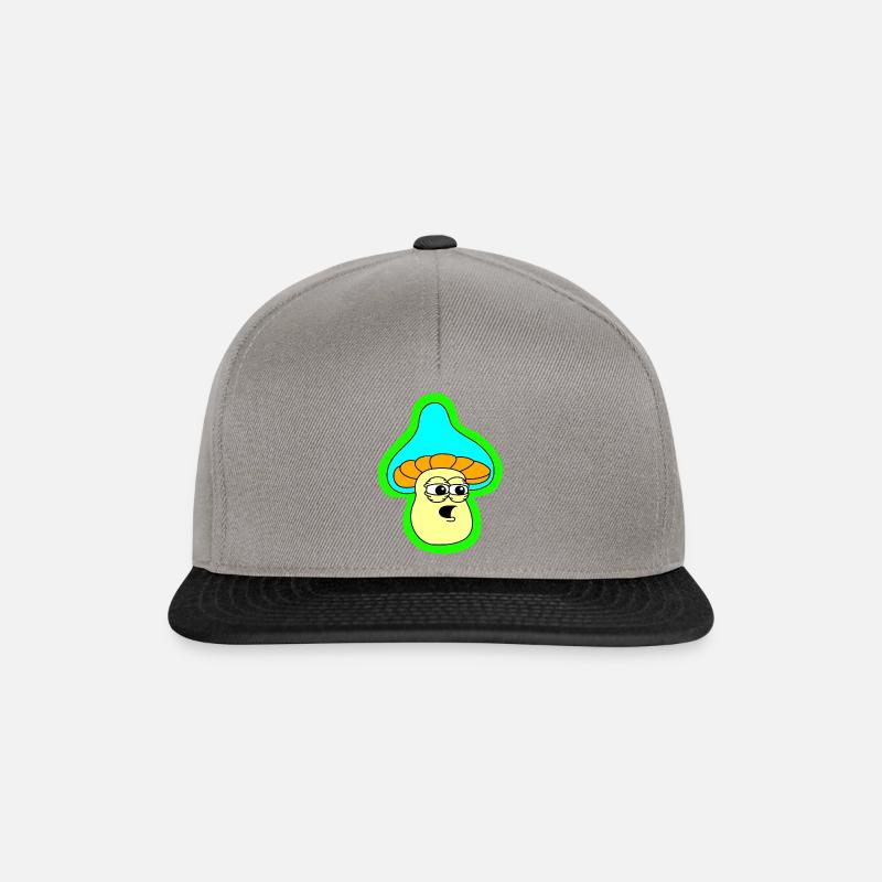 Mushroom - Snapback Cap - Graphit/Schwarz
