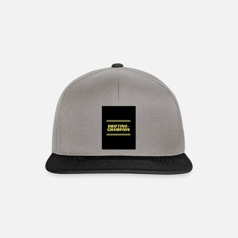 Drifting Champion - Snapback Cap - graphite/black